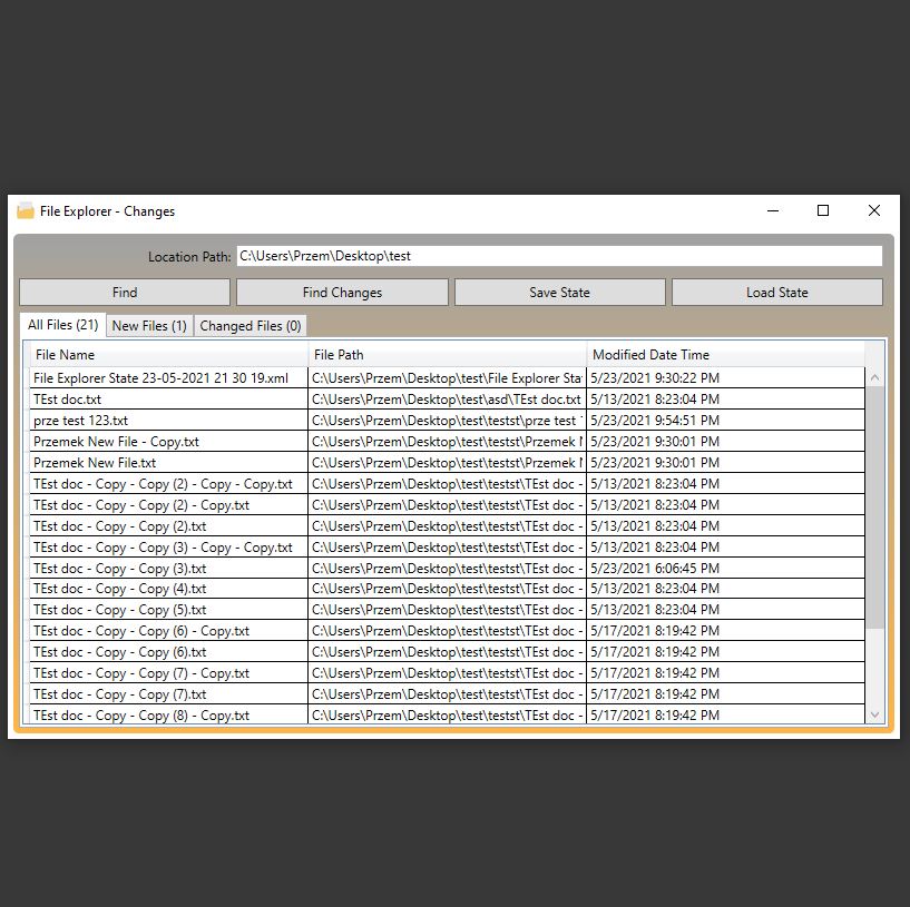 WPF File Explorer Software